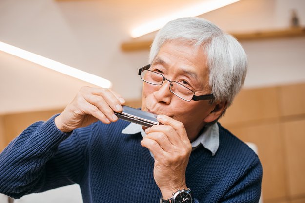 playing harmonica playing harmonica