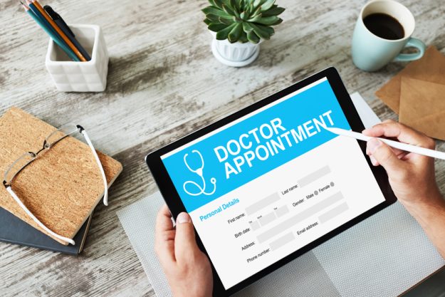 Doctor appointment online on screen. Medical and health care concept. How Senior Assisted Living In Arlington, TX Helps You Prepare For A Doctor Appointment