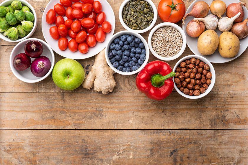 ealthy eating ingredients: fresh vegetables and fruits ealthy eating ingredients: fresh vegetables and fruits