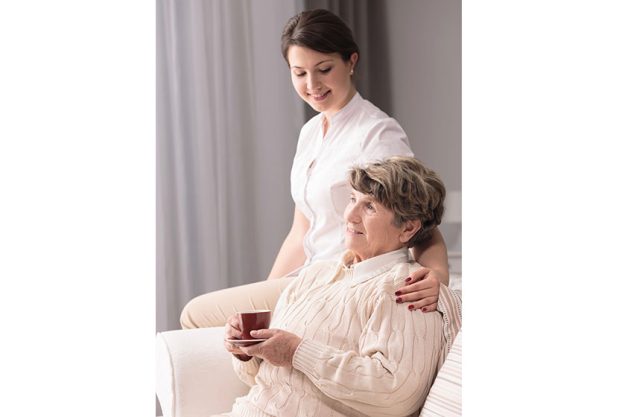 Caring young carer Caring young carer